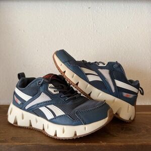 Reebok Fusion Force Running Sneakers Kids Size 12.5K Blue White Gum 100018583